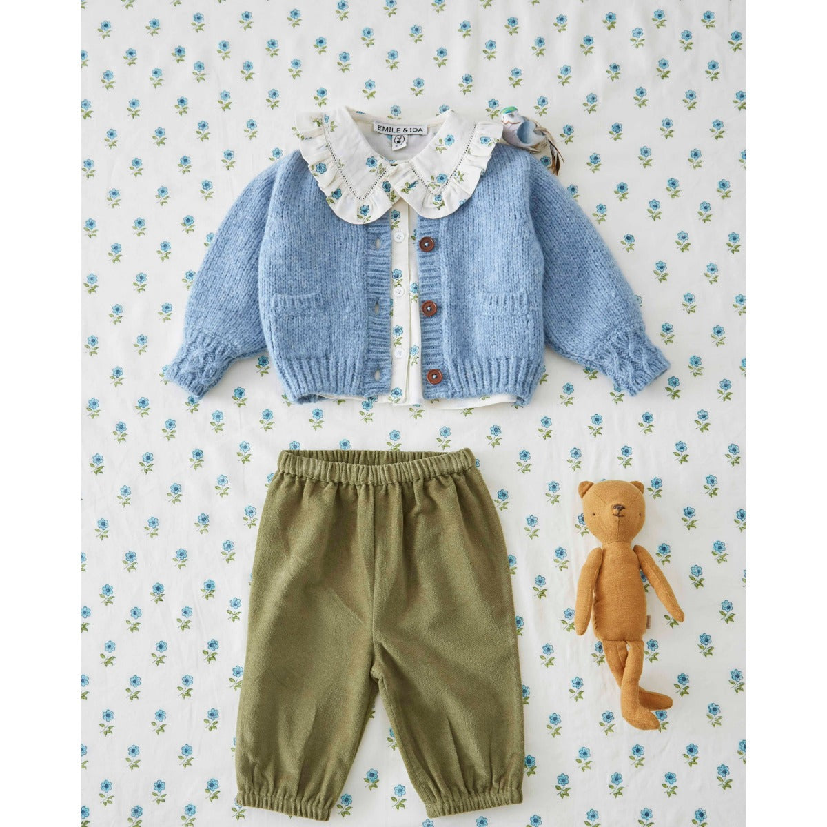 Emile et Ida Cuddly Baby Cardigan