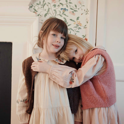 Emile et Ida Cuddly Sleeveless Cardigan