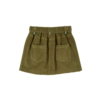 Emile et Ida Embroidered Flowers Pocket Skirt