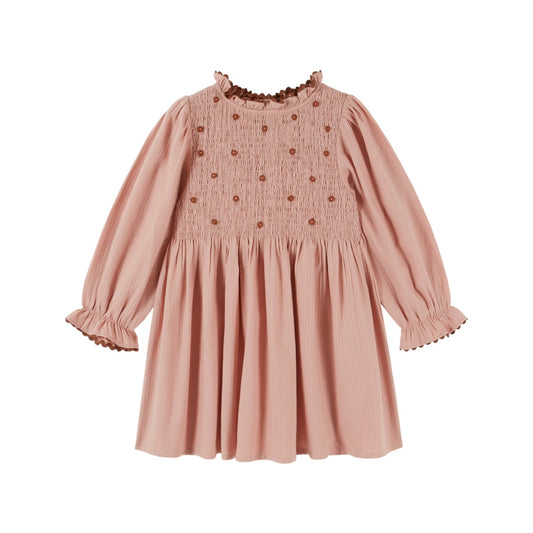 Emile et Ida Embroidered Smocked Dress