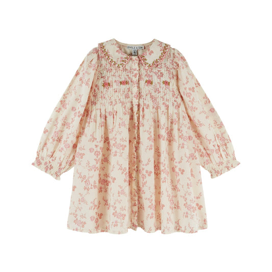 Emile et Ida Embroidered Smocked Dress