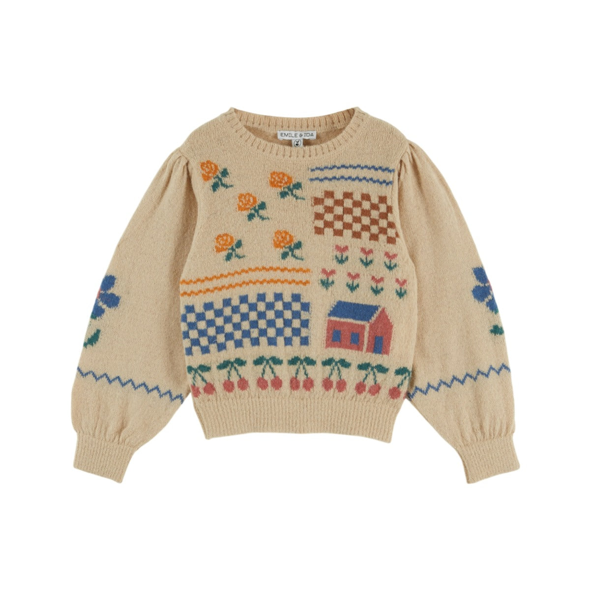 Emile et Ida Graphic Intarsia Pullover