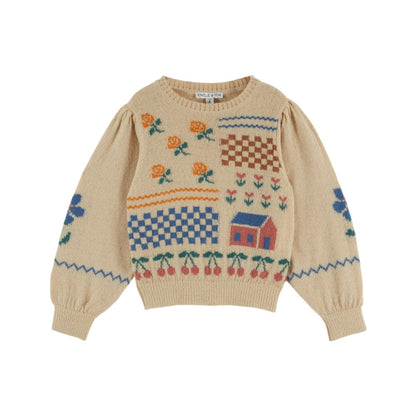 Emile et Ida Graphic Intarsia Pullover