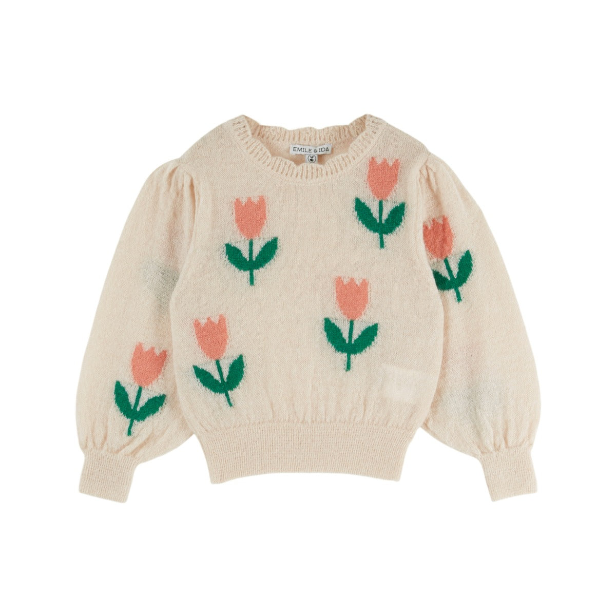 Emile et Ida Intarsia Tulips Pullover