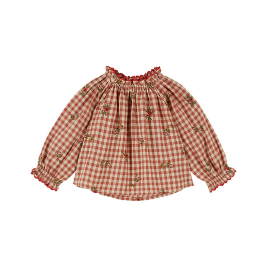 Emile et Ida Loose Embroidered Blouse