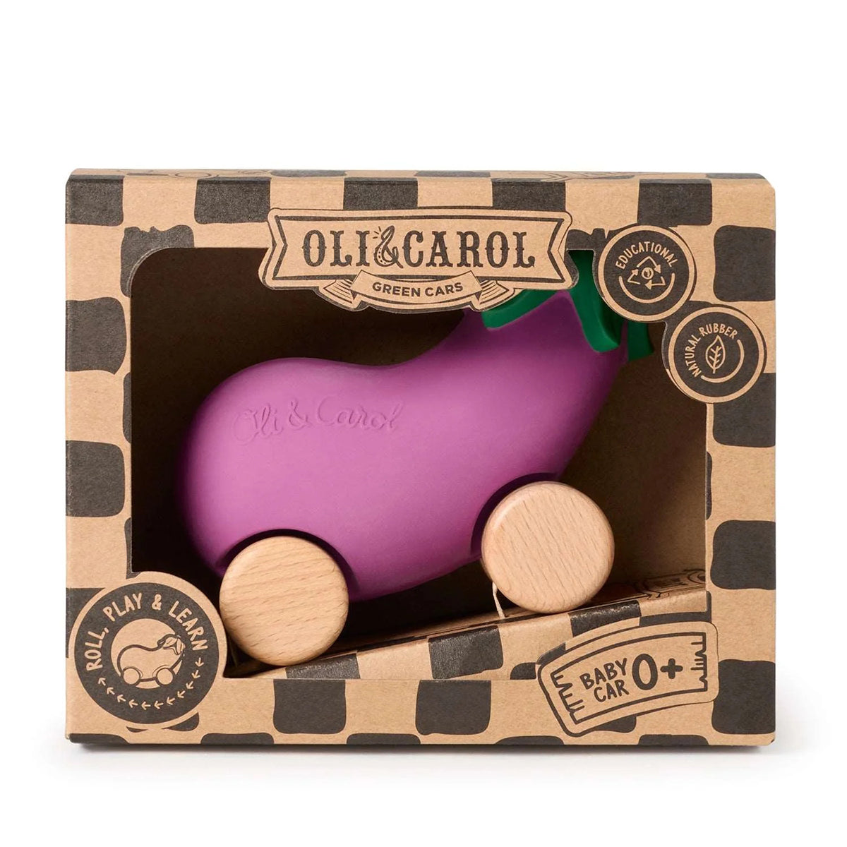 Oli&Carol Emma Aubergine Car