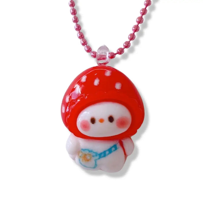 Pop Cutie Strawberry Fairy Necklaces