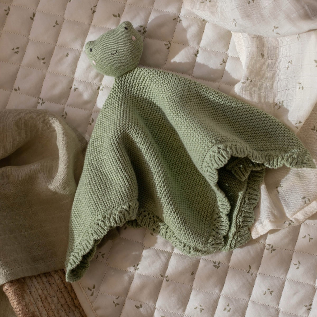 Avery Row Cuddle Cloth - Frog