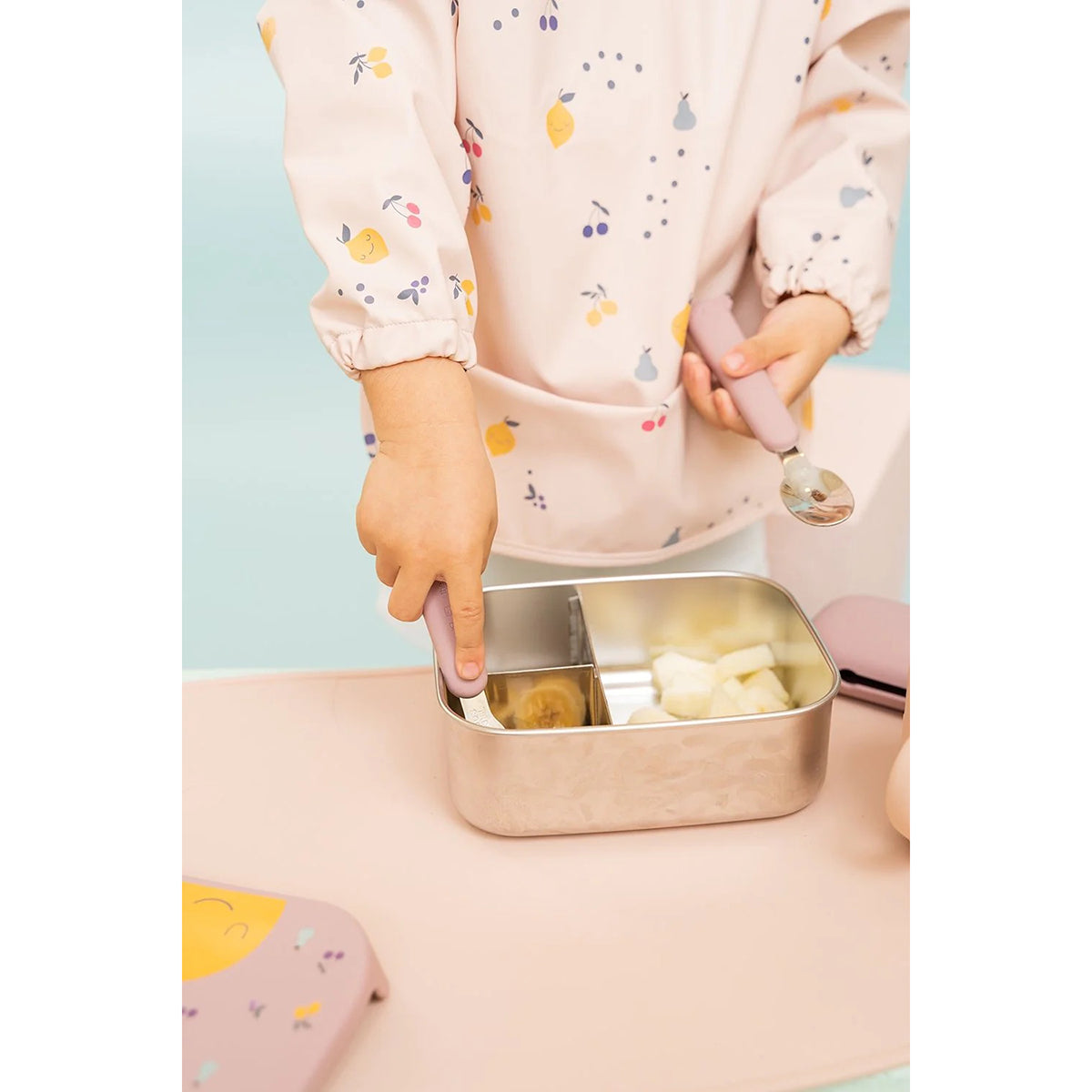 The Cotton Cloud Long Sleeve Bib for kids/children