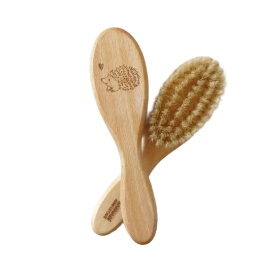 Barnabé Aime Le Café Wood Baby Hairbrush
