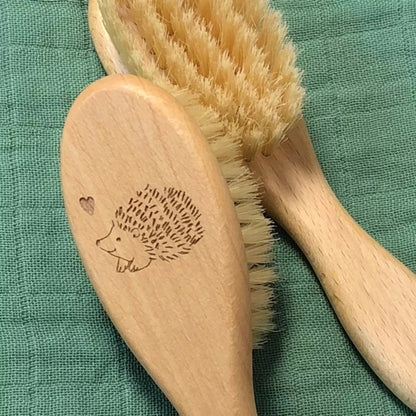Barnabé Aime Le Café Wood Baby Hairbrush