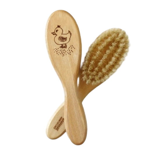 Barnabé Aime Le Café Wood Baby Hairbrush