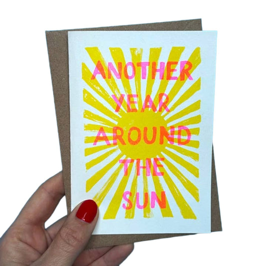 House of Payne Birthday Card- Another Year Around the Sun