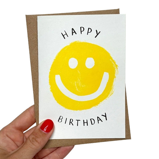 House of Payne Birthday Card- Smiley