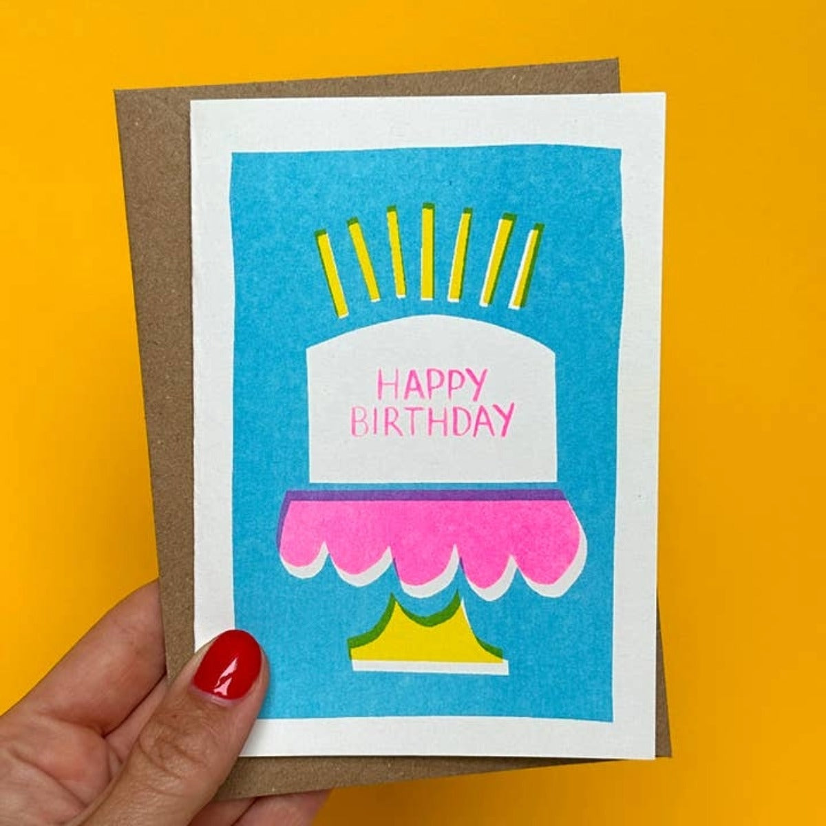 House of Payne Birthday Card- Cake