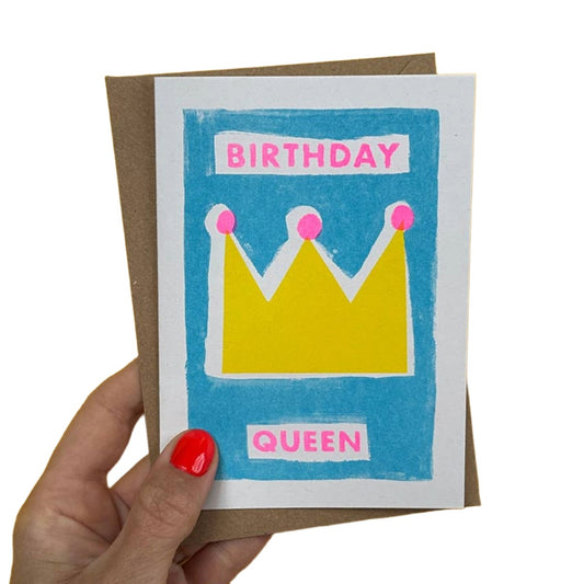 House of Payne Birthday Card- Crown