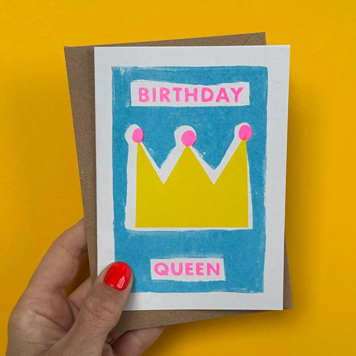 House of Payne Birthday Card- Crown