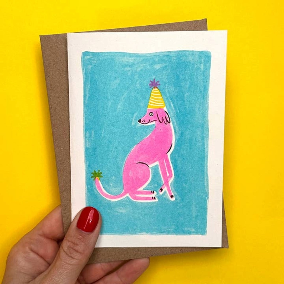 House of Payne Birthday Card- Dog