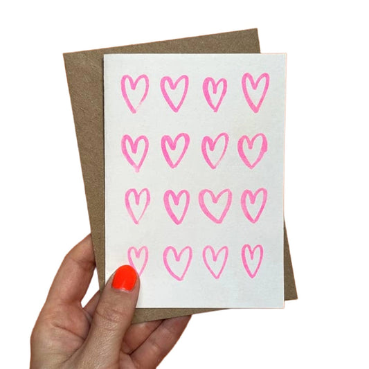 House of Payne Greeting Card- Hearts