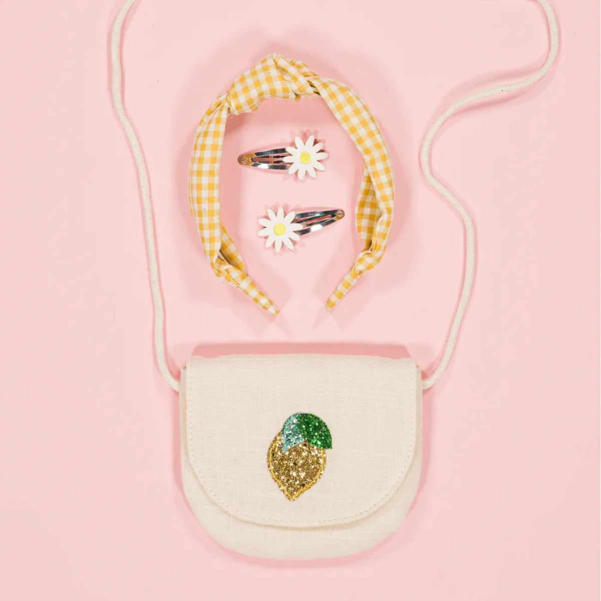 Luciole et Petit Pois Lemon Handbag