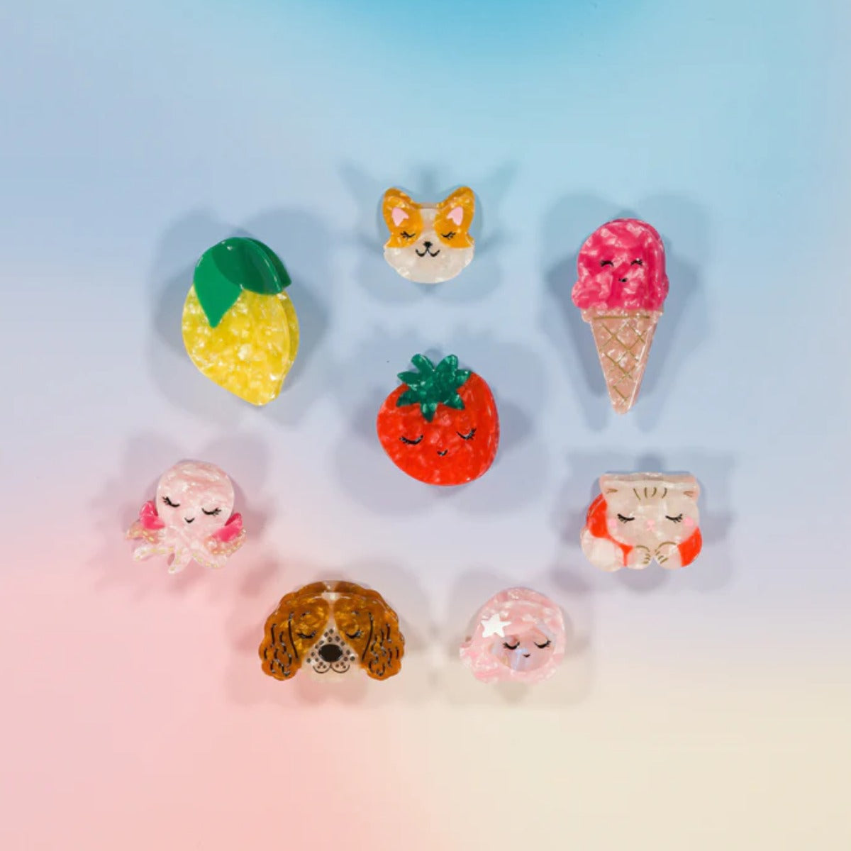 Luciole et Petit Pois Lemon Claw Clip