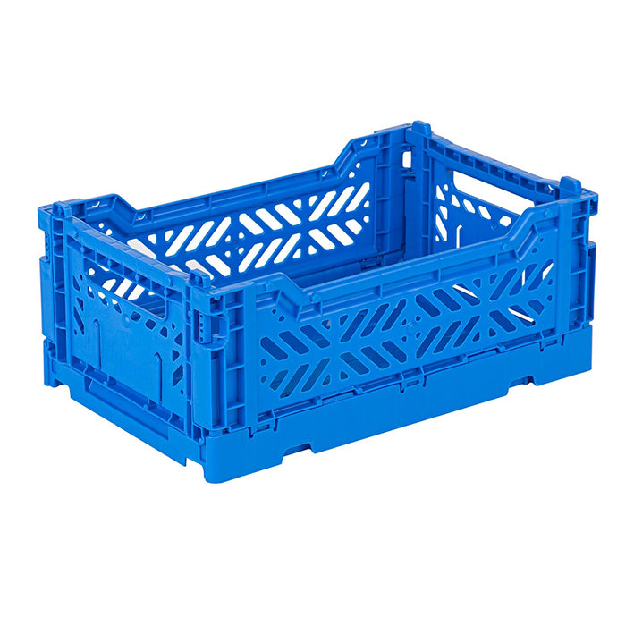 Aykasa Mini Folding Crate in blue