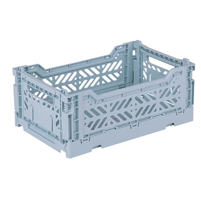 Aykasa Mini Folding Crate in pale blue