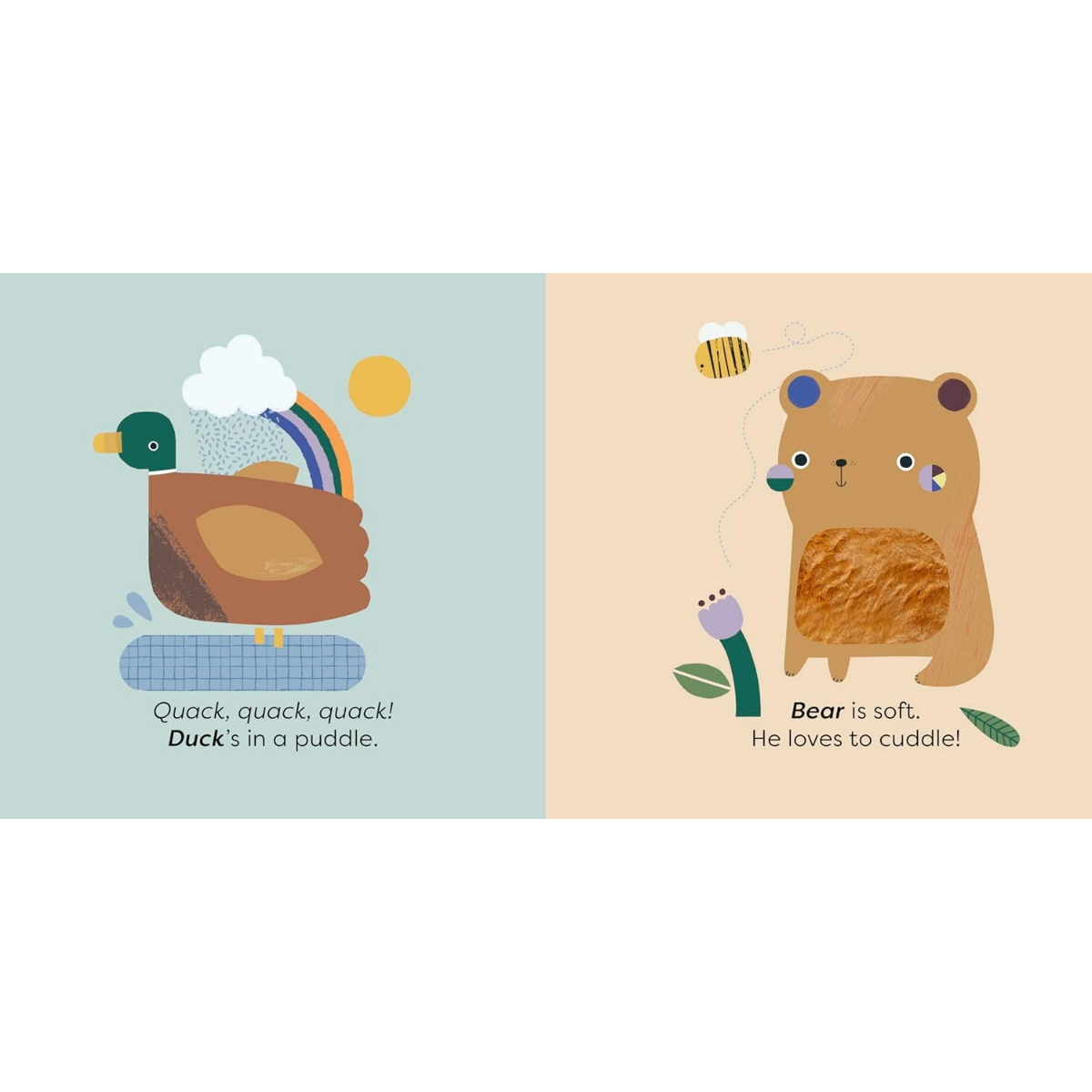 Mini Touch: Touch and Feel Book - Animals