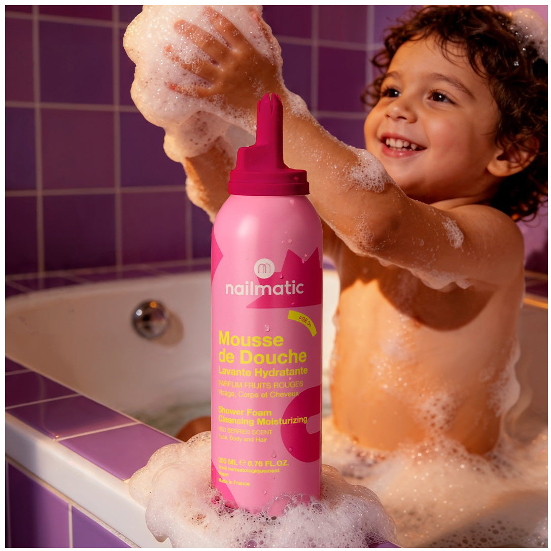 Nailmatic Bath Foam - Raspberry