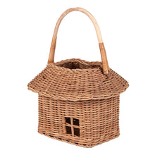 Load image into Gallery viewer, Olli Ella Rattan Hutch Small Basket for toddlers and kids/children