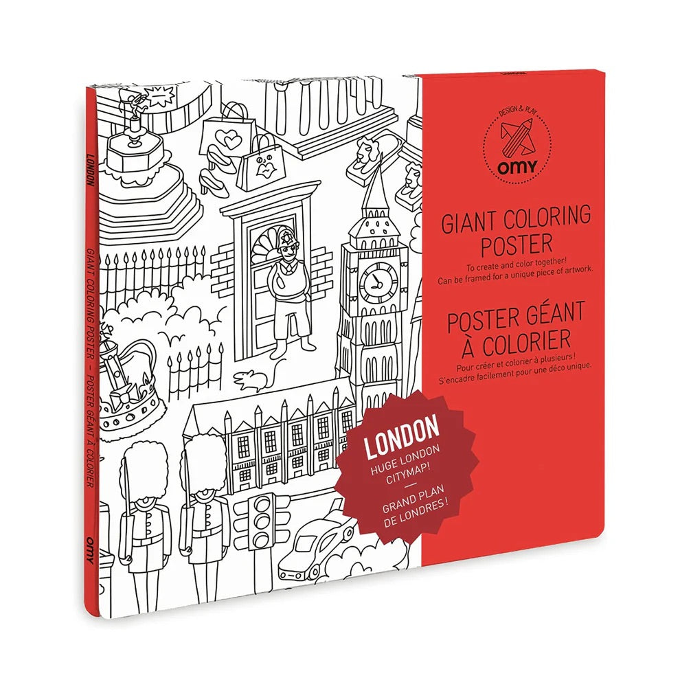 OMY Colouring Poster - London