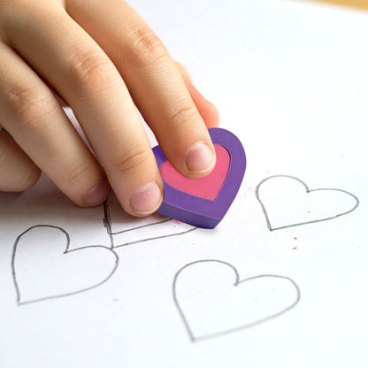 OOLY Hearts in Bloom: Erasers (Set of 6)