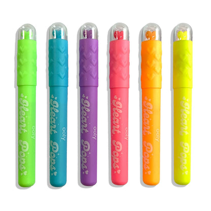 OOLY Heart Pops: Neon Highlighters (Set of 6)