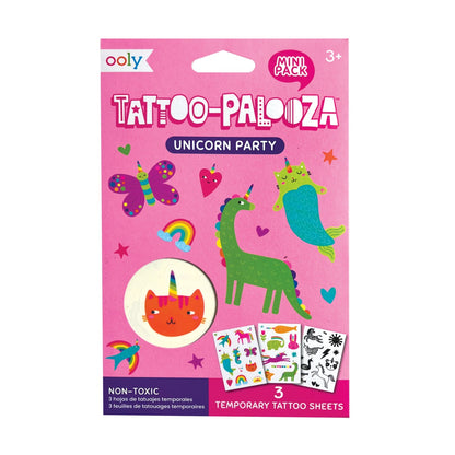 OOLY Mini Tattoos- Unicorn Party