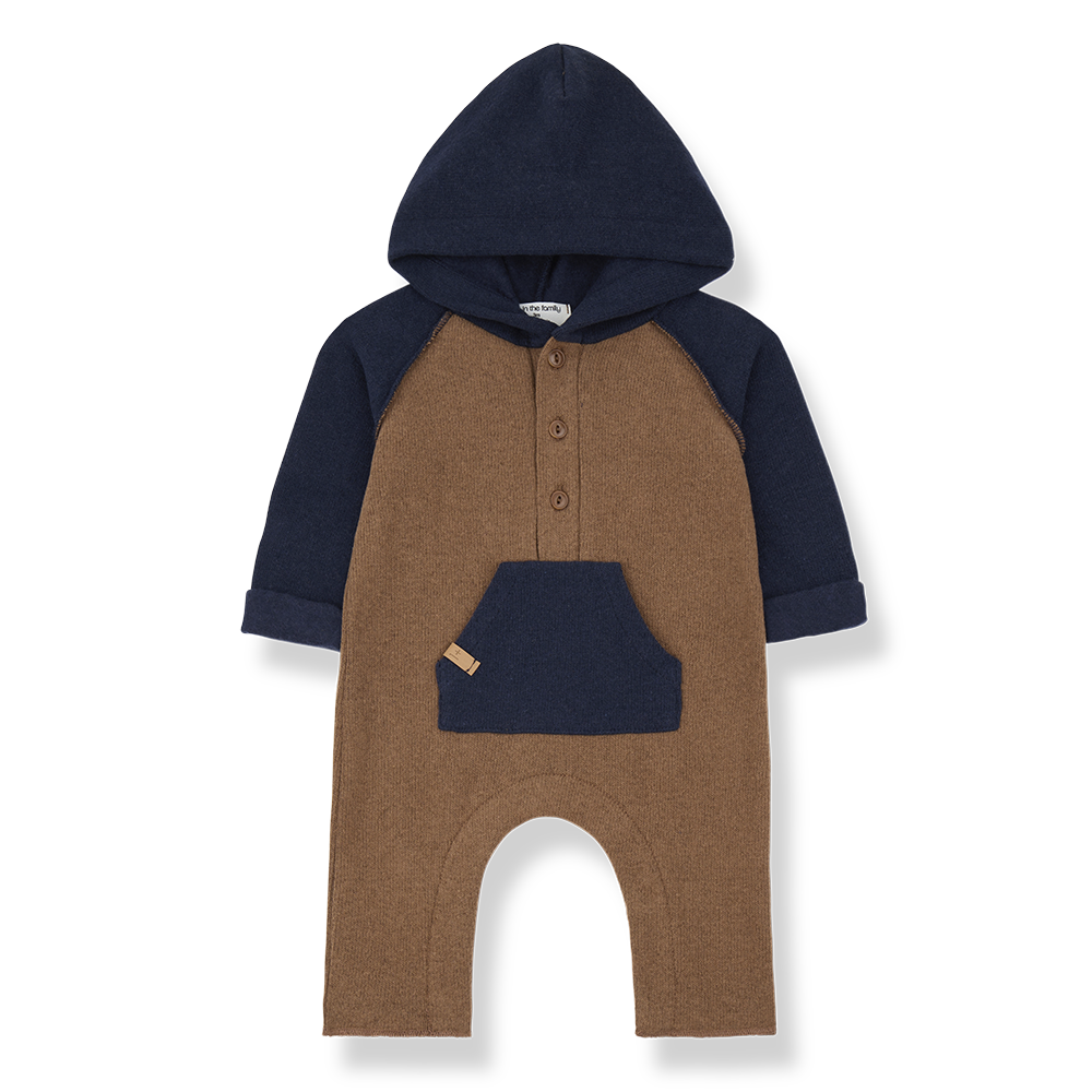 1+ In The Family Ludvig Hooded Jumpsuit