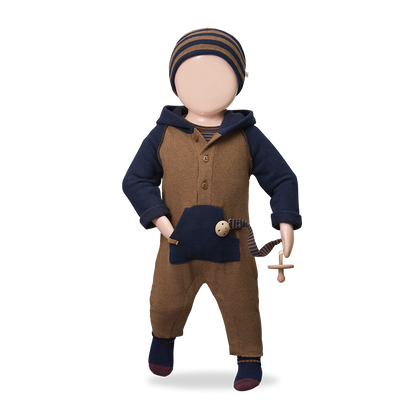 1+ In The Family Ludvig Hooded Jumpsuit