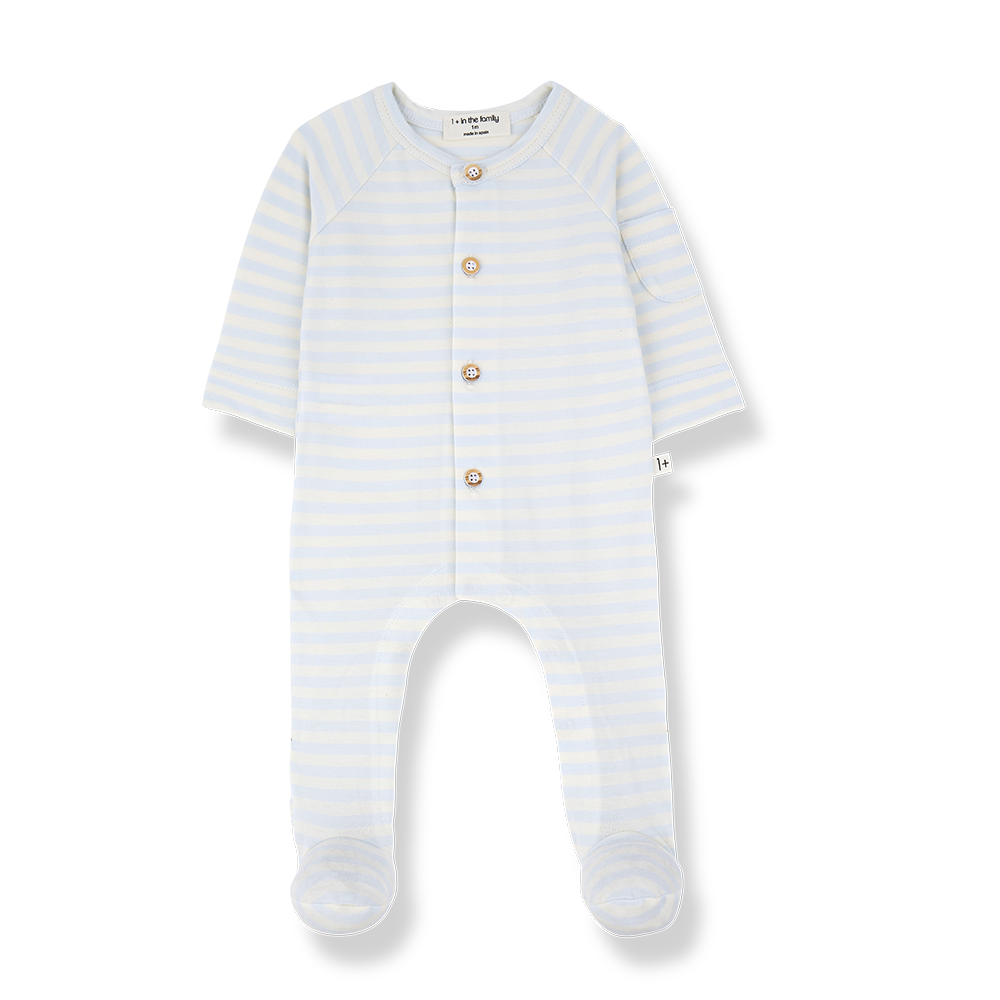 1+ In The Family Felip Jumpsuit With Feet