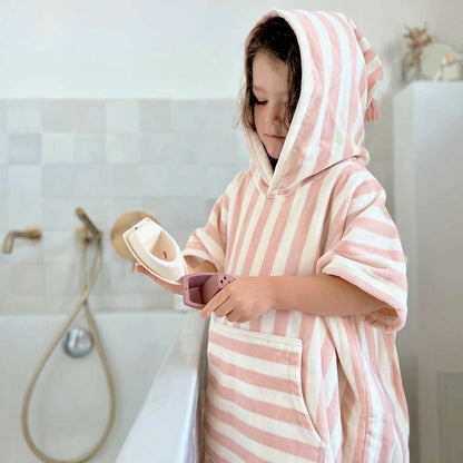Rose in April Suzon Stripe Poncho