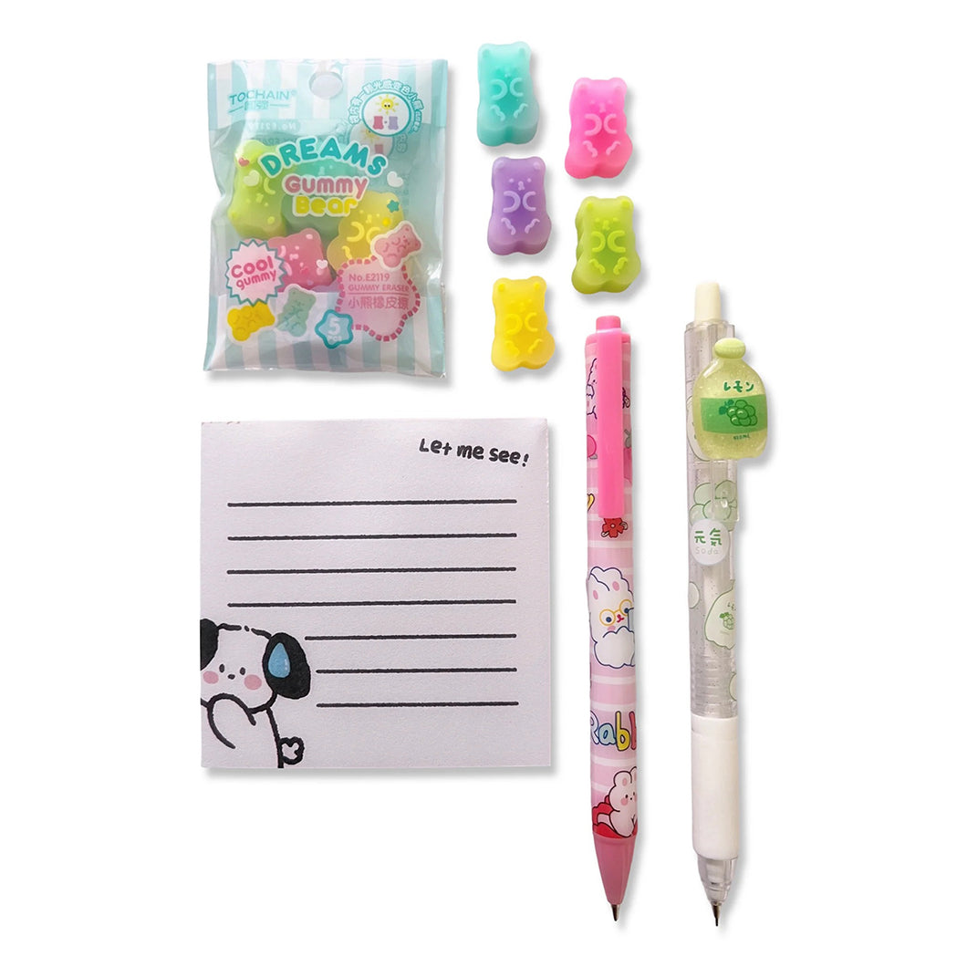 Pop Cutie Kawaii Dog Paper Stationery Gift Set