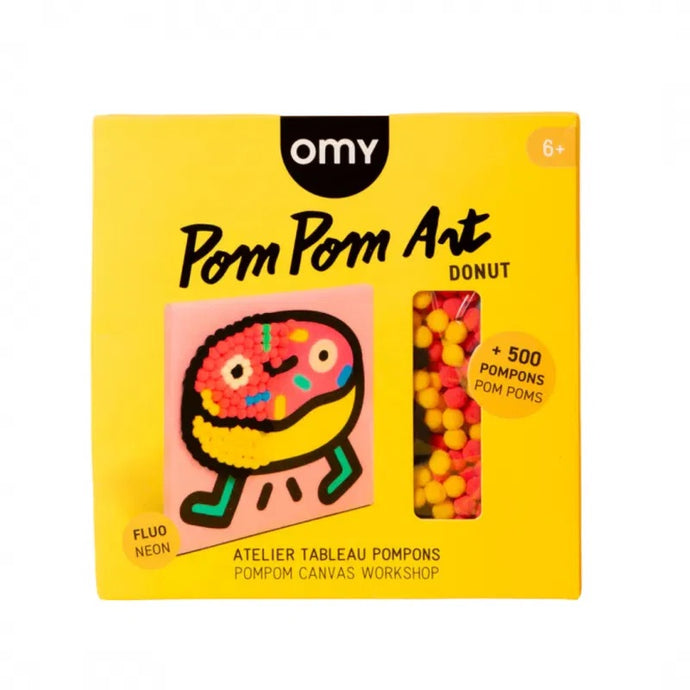 OMY Pom Pom Art Kit - Donut