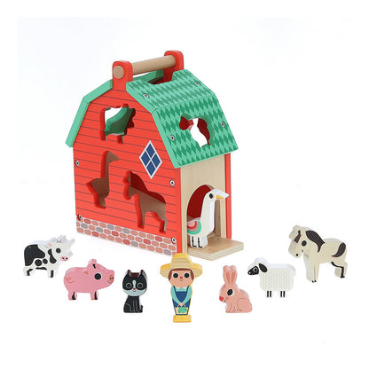 Vilac Farm Shape Sorter