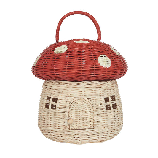 Olli Ella Rattan Mushroom Basket