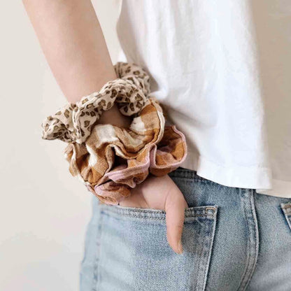 Rose In April Scrunchie