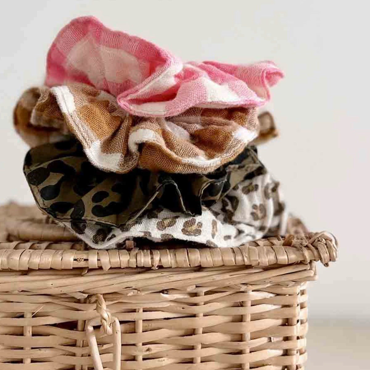 Rose In April Scrunchie