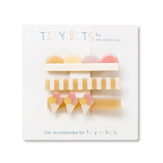 The Cotton Cloud Barrettes