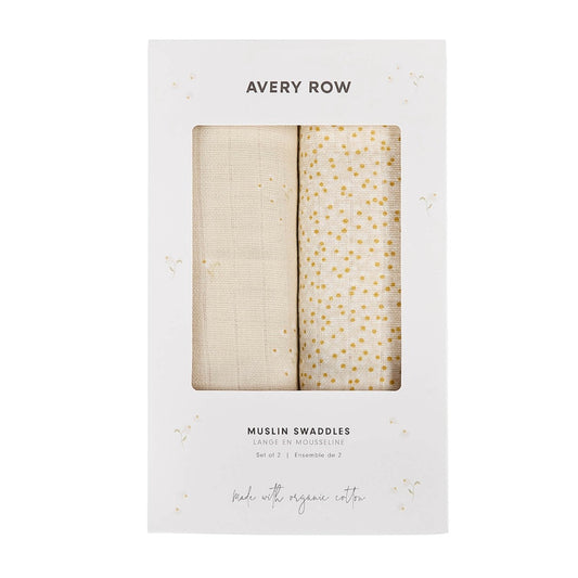 Avery Row Organic Baby Muslin Swaddles