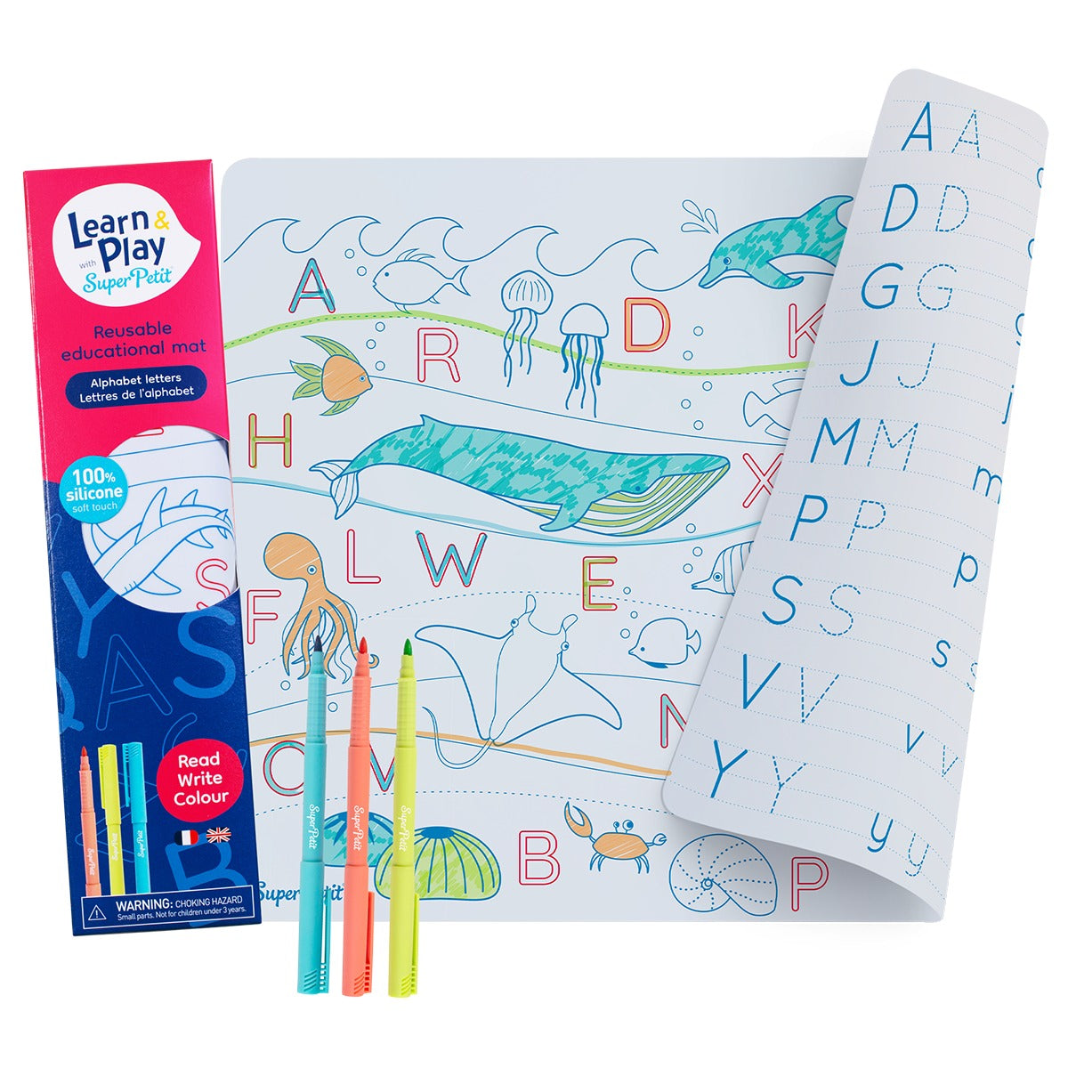 Super Petit Colouring Learn & Play - Alphabet Letters