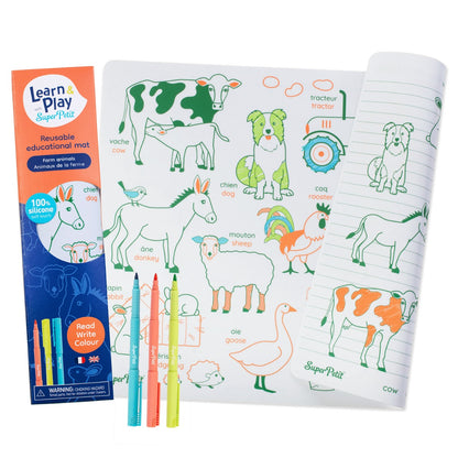 Super Petit Colouring Learn & Play - Farm Animals