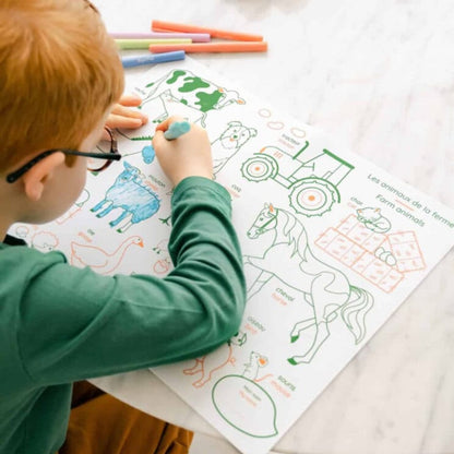 Super Petit Colouring Learn & Play - Farm Animals