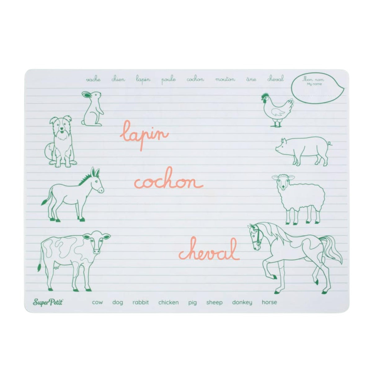 Super Petit Colouring Learn & Play - Farm Animals